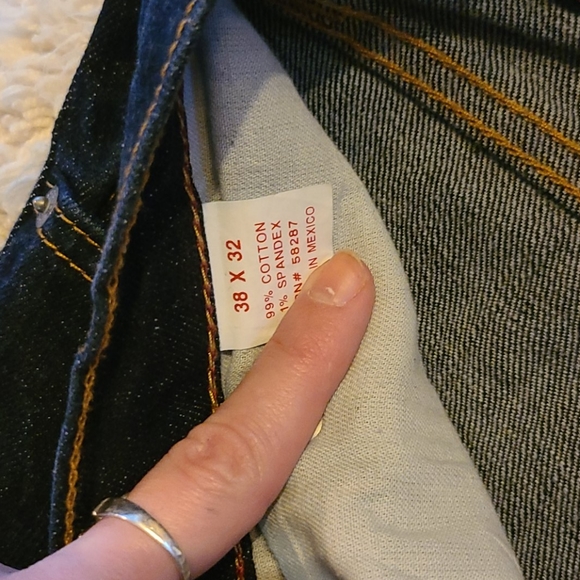 Mens Arizona Dark wash denim Skinny jeans - Picture 4 of 7